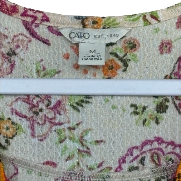 Cato Slip On Floral Print Maxi Dress Size M - Picture 6 of 8